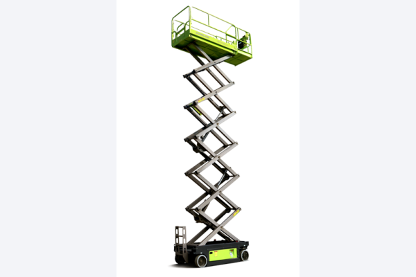 piattaforme a pantografo zoomlion zs1212ac visto di lato
